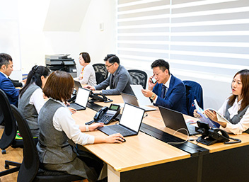 部署を超えた万全のサポート体制