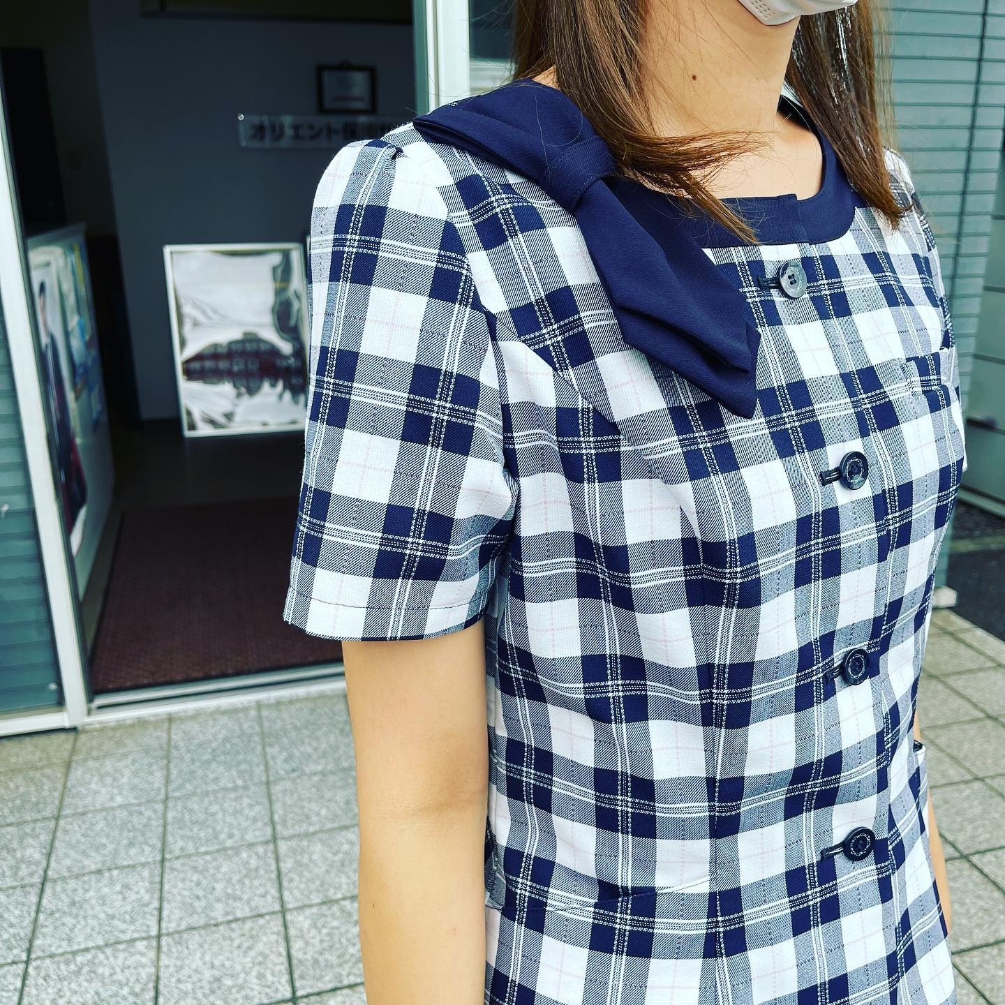 🏖夏服リニューアル5~6年ぶりに制服をリニューアルしました生地もしっかりしていて着やすい様です。お値段もしっかりしています𐤔𐤔#大分 #大分保険 #保険代理店 #制服 #制服リニューアル #マリンテイスト #自動車保険 #保険見直し #火災保険 #可愛い制服